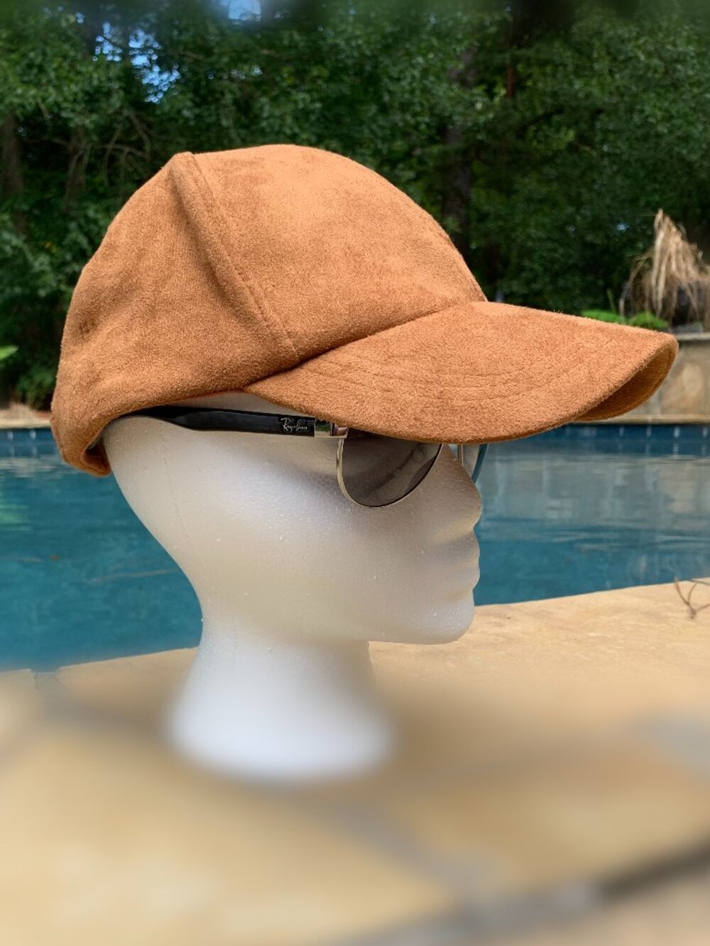 Free People Williamsburg Adjustable Faux Suede Baseball Cap